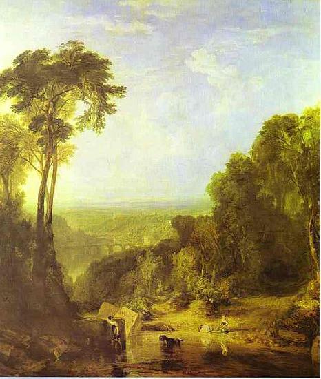 Joseph Mallord William Turner Crossing the Brook by J. M. W. Turner oil painting image